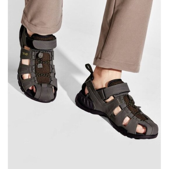 Teva Mens Forebay Fisherman Sandal Walking Hiking Brown...